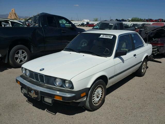 WBAAB5406F9625607 - 1985 BMW 325 E WHITE photo 2