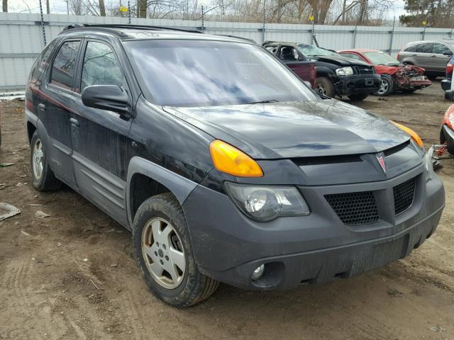 3G7DB03E21S550005 - 2001 PONTIAC AZTEK BLACK photo 1