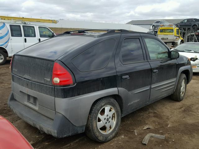 3G7DB03E21S550005 - 2001 PONTIAC AZTEK BLACK photo 4