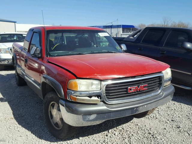 2GTEK19T1Y1151626 - 2000 GMC NEW SIERRA RED photo 1