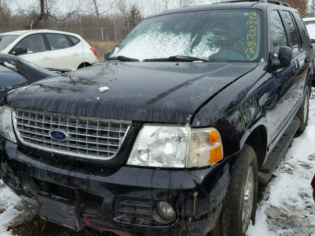 1FMZU73E04UB40166 - 2004 FORD EXPLORER X BLACK photo 2