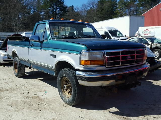 1FTEF14NXTLC00824 - 1996 FORD F150 GREEN photo 1