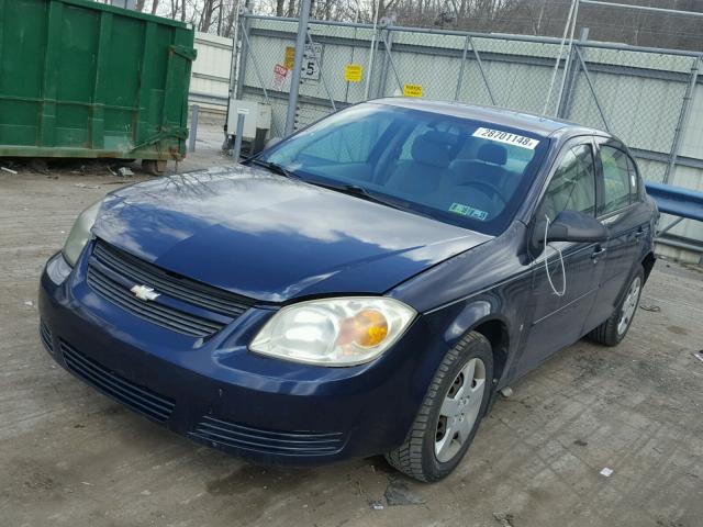 1G1AK58F387345622 - 2008 CHEVROLET COBALT LS BLUE photo 2