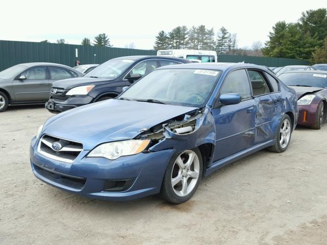 4S3BL616797215286 - 2009 SUBARU LEGACY 2.5 BLUE photo 2