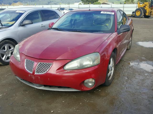 2G2WS522X41205582 - 2004 PONTIAC GRAND PRIX BLACK photo 2