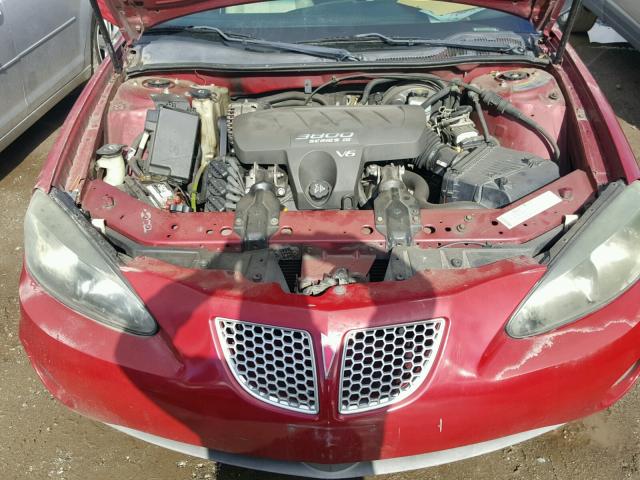 2G2WS522X41205582 - 2004 PONTIAC GRAND PRIX BLACK photo 7