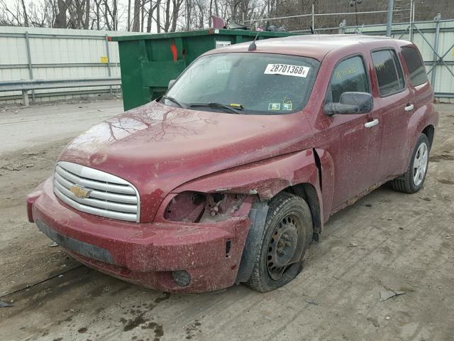 3GNDA13DX7S631013 - 2007 CHEVROLET HHR LS MAROON photo 2