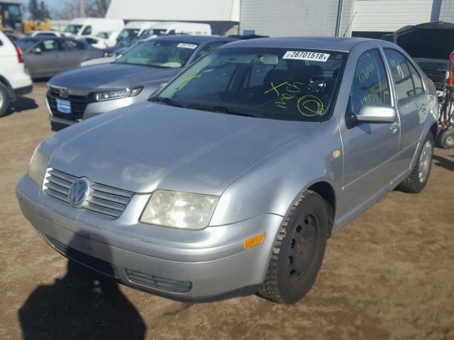 3VWSE29M5YM037675 - 2000 VOLKSWAGEN JETTA GLS SILVER photo 2