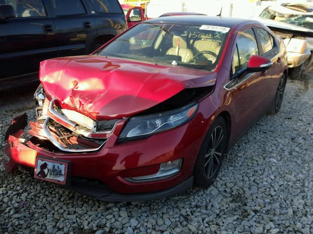 1G1RD6E42CU105042 - 2012 CHEVROLET VOLT MAROON photo 2