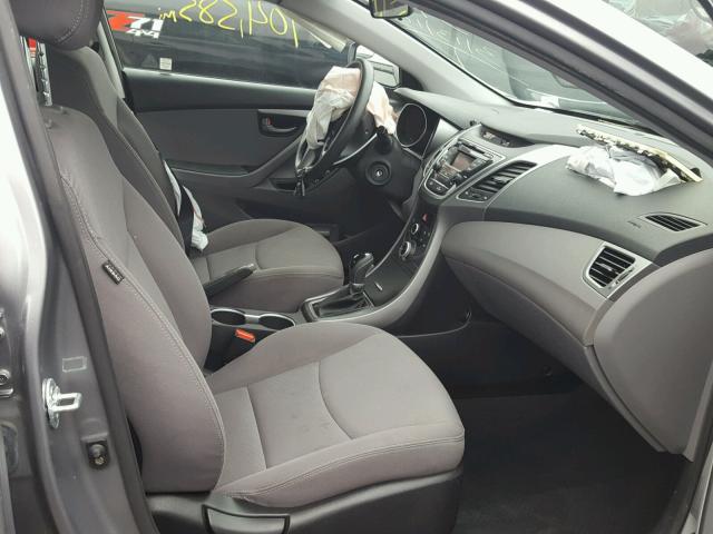 KMHDH4AE9EU056445 - 2014 HYUNDAI ELANTRA SE GRAY photo 5