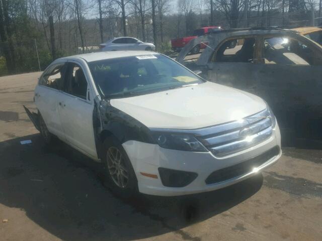 3FAHP0GA8CR148307 - 2012 FORD FUSION S WHITE photo 1