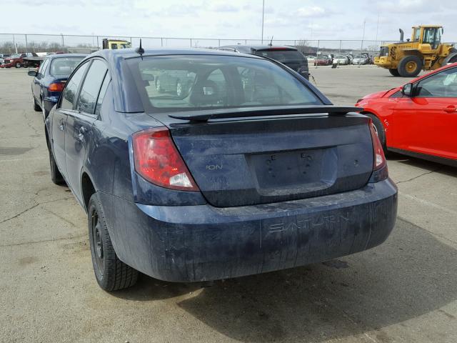 1G8AJ55F27Z166970 - 2007 SATURN ION LEVEL ლურჯი ფოტო 3
