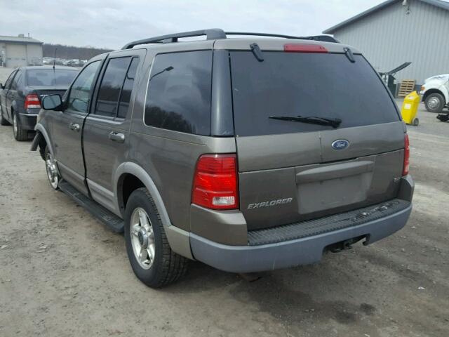 1FMDU73E12UC55379 - 2002 FORD EXPLORER X BROWN photo 3