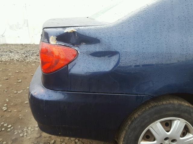 1NXBR32E36Z571777 - 2006 TOYOTA COROLLA CE BLUE photo 9