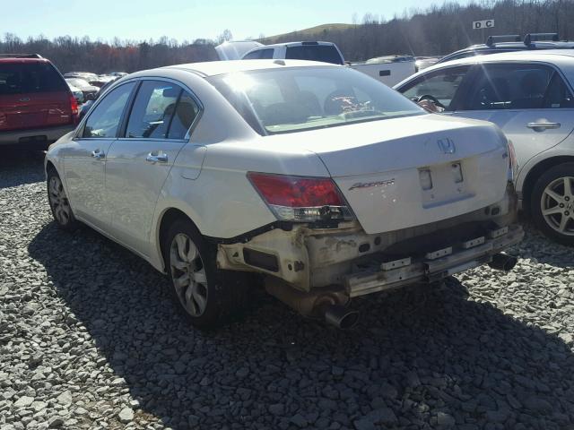 1HGCP36858A058572 - 2008 HONDA ACCORD EXL WHITE photo 3