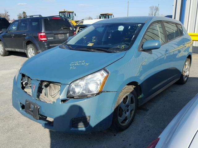 5Y2SL67869Z446435 - 2009 PONTIAC VIBE BLUE photo 2