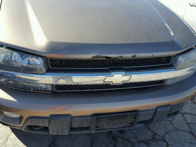 1GNET16S326137386 - 2002 CHEVROLET TRAILBLAZE TAN photo 9