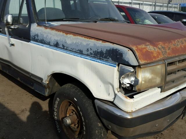 1FTEX14N8KKA45725 - 1989 FORD F150 BLUE photo 9