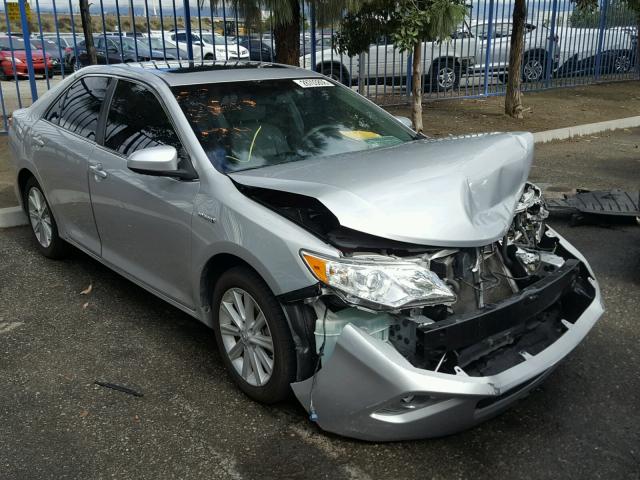 4T1BD1FKXCU031177 - 2012 TOYOTA CAMRY HYBR SILVER photo 1