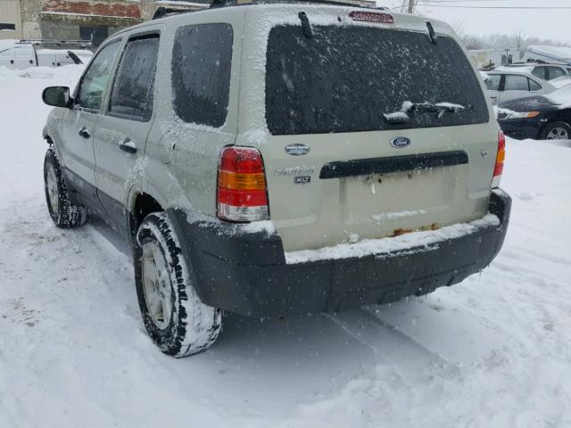 1FMYU93156KA27381 - 2006 FORD ESCAPE XLT BEIGE photo 3