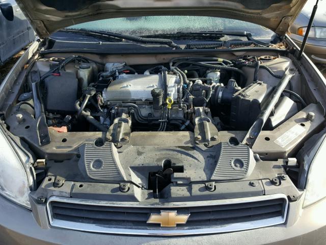 2G1WT55K069407753 - 2006 CHEVROLET IMPALA LT GRAY photo 7