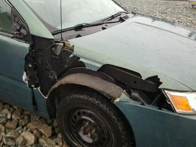 1G8AJ55F77Z157035 - 2007 SATURN ION LEVEL GREEN photo 9