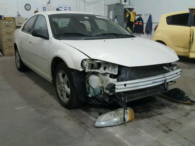 1B3EL46X84N208341 - 2004 DODGE STRATUS SX WHITE photo 1