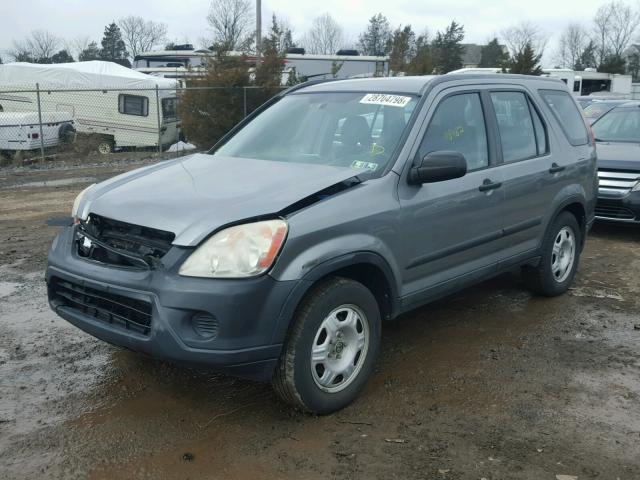 SHSRD78526U438638 - 2006 HONDA CR-V LX GRAY photo 2