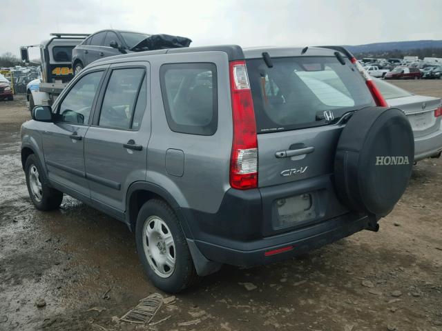 SHSRD78526U438638 - 2006 HONDA CR-V LX GRAY photo 3