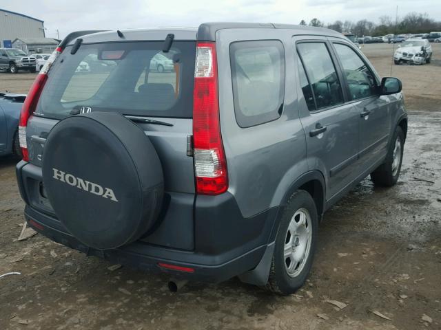 SHSRD78526U438638 - 2006 HONDA CR-V LX GRAY photo 4