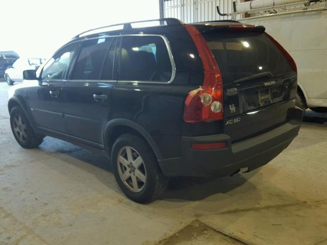 YV1CZ592151212468 - 2005 VOLVO XC90 BLACK photo 3