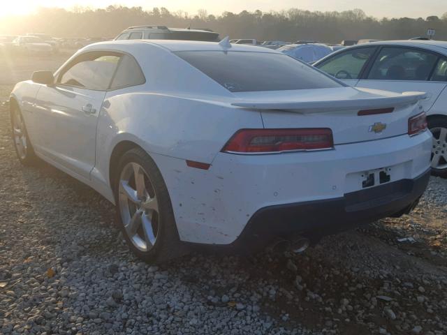 2G1FC1E38E9278046 - 2014 CHEVROLET CAMARO LT WHITE photo 3