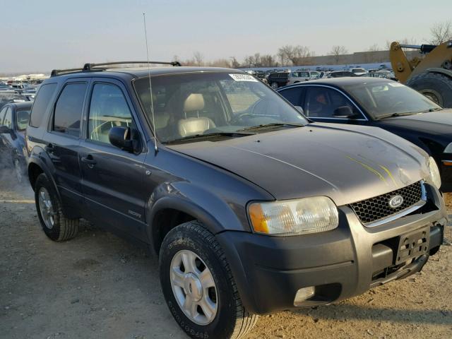 1FMCU03152KE11290 - 2002 FORD ESCAPE XLT GRAY photo 1