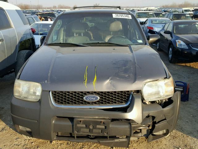 1FMCU03152KE11290 - 2002 FORD ESCAPE XLT GRAY photo 7