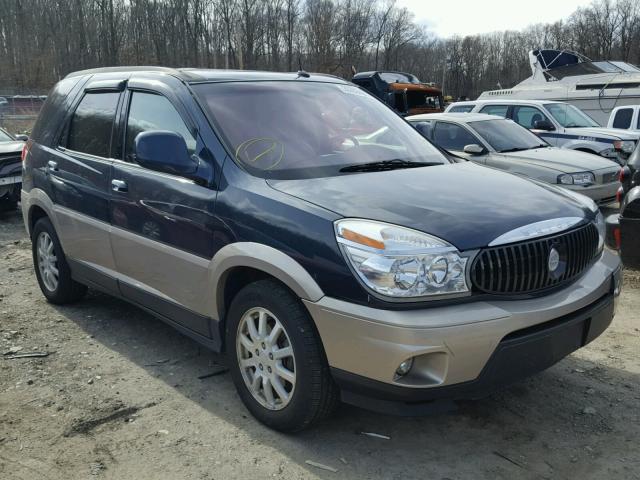 3G5DB03E25S525569 - 2005 BUICK RENDEZVOUS BLUE photo 1