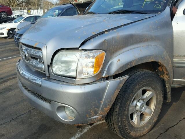 5TBDT44186S549768 - 2006 TOYOTA TUNDRA DOU SILVER photo 9