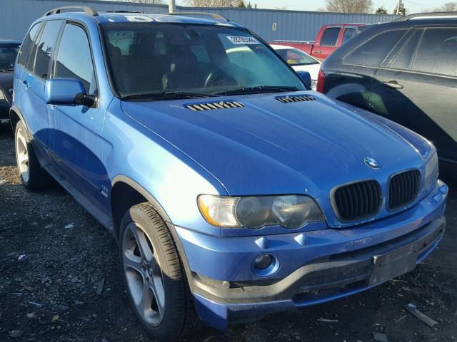 5UXFB93503LN80447 - 2003 BMW X5 4.6IS BLUE photo 1