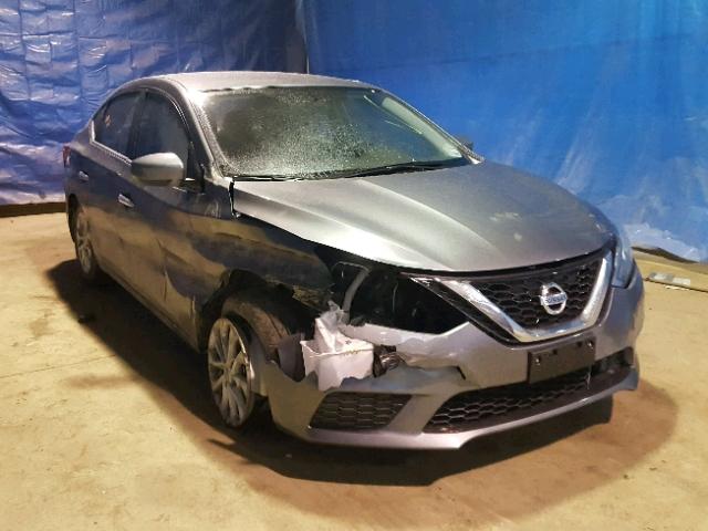 3N1AB7AP3JL623820 - 2018 NISSAN SENTRA S GRAY photo 1