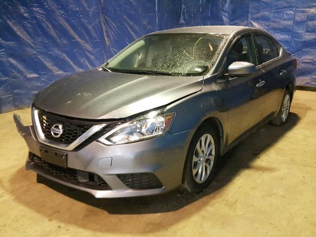 3N1AB7AP3JL623820 - 2018 NISSAN SENTRA S GRAY photo 2