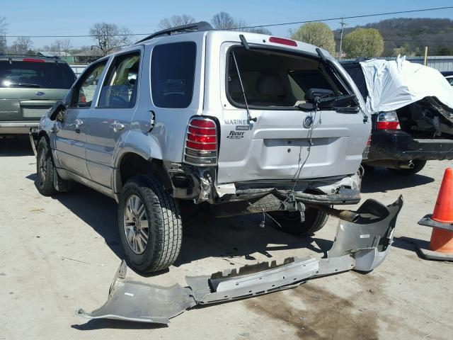 4M2CU87197KJ07166 - 2007 MERCURY MARINER PR SILVER photo 3