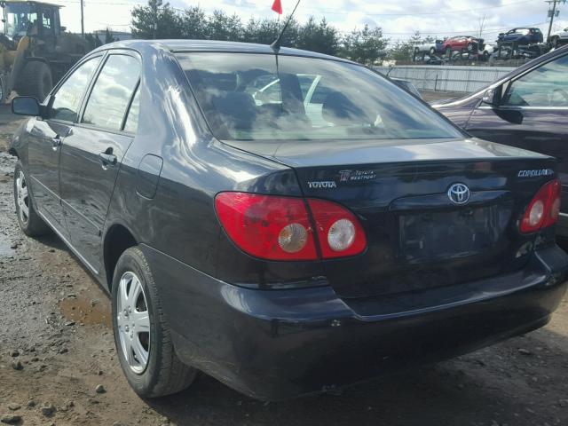 1NXBR32E66Z575774 - 2006 TOYOTA COROLLA CE BLACK photo 3