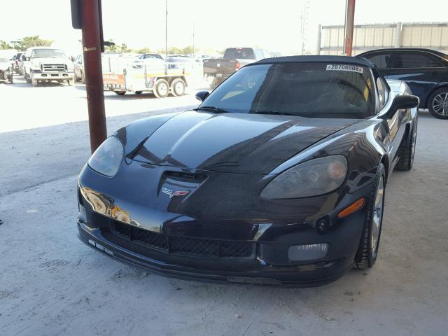 1G1YS3DW5A5103554 - 2010 CHEVROLET CORVETTE G BLACK photo 2