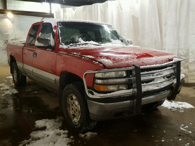 2GCEK19V021378010 - 2002 CHEVROLET SILVERADO RED photo 1