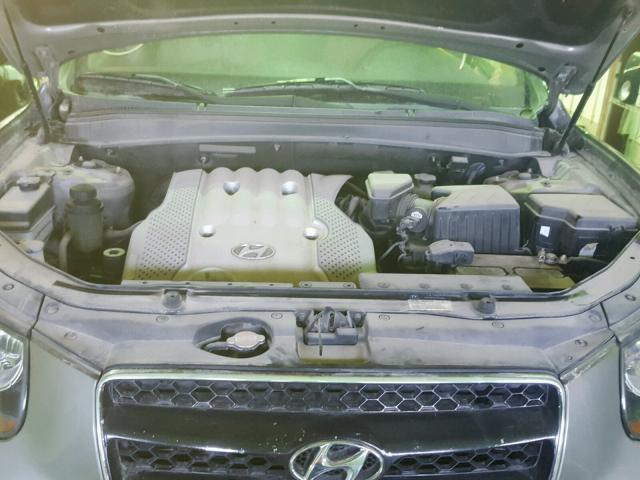 5NMSG13D07H037245 - 2007 HYUNDAI SANTA FE G GRAY photo 7