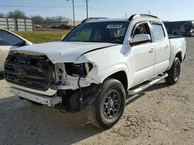 5TFCZ5AN3GX033389 - 2016 TOYOTA TACOMA DOU WHITE photo 2