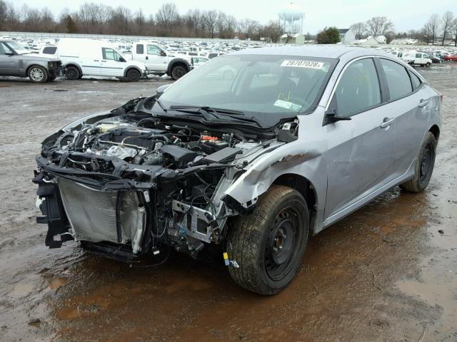 19XFC2F58GE225137 - 2016 HONDA CIVIC LX SILVER photo 2