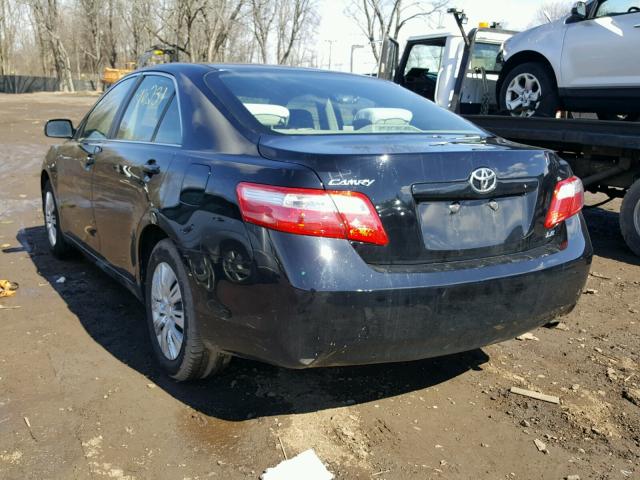 4T4BE46K49R087225 - 2009 TOYOTA CAMRY BASE BLACK photo 3