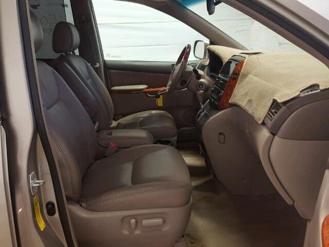 5TDZA22C96S512126 - 2006 TOYOTA SIENNA XLE GOLD photo 5