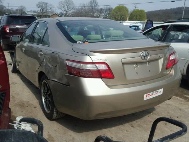 4T1BE46K87U510198 - 2007 TOYOTA CAMRY NEW GOLD photo 3