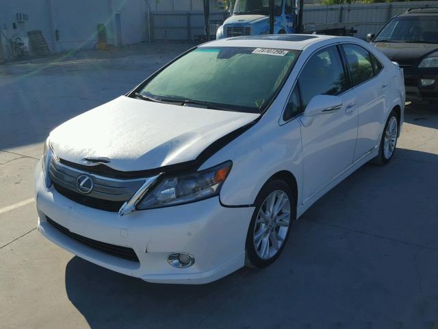 JTHBB1BA4A2033019 - 2010 LEXUS HS 250H WHITE photo 2